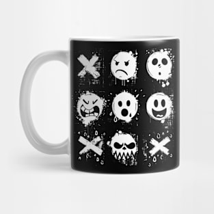 gloomy emoticons Mug